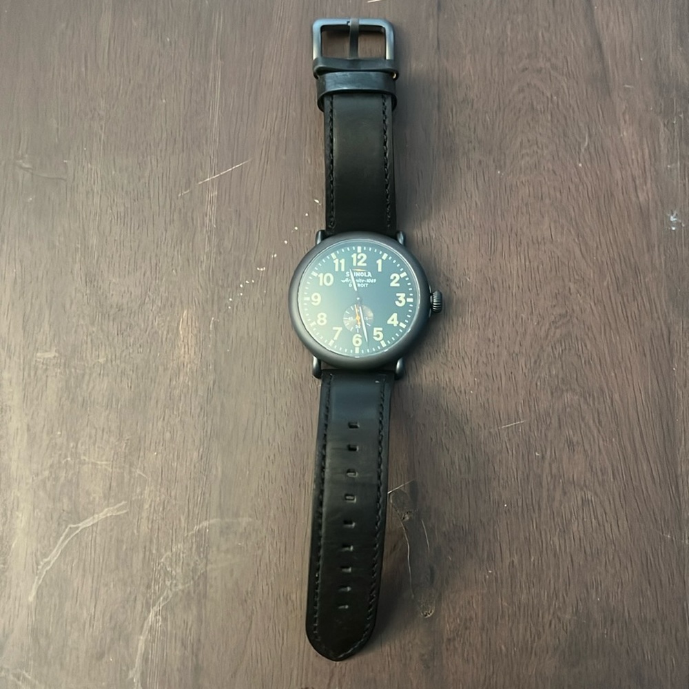 Men’s Shinola watch
